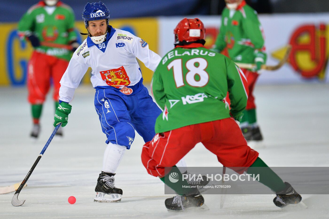 Хоккей с мячом. Чемпионат мира. Матч Финляндия - Белоруссия