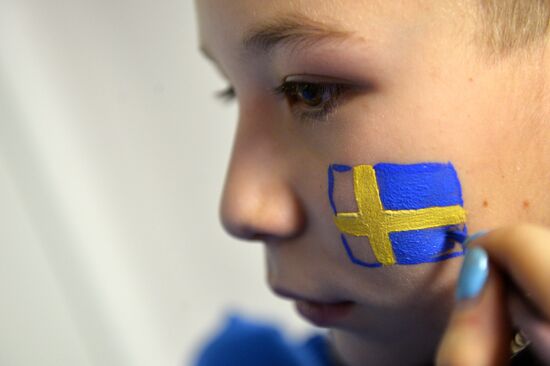 Хоккей с мячом. Чемпионат мира. Матч Швеция - Латвия