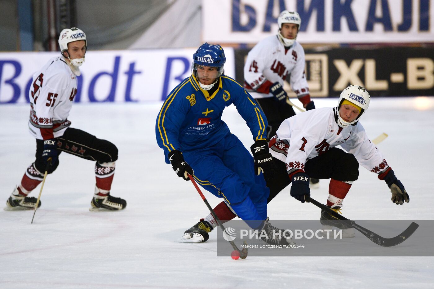 Хоккей с мячом. Чемпионат мира. Матч Швеция - Латвия