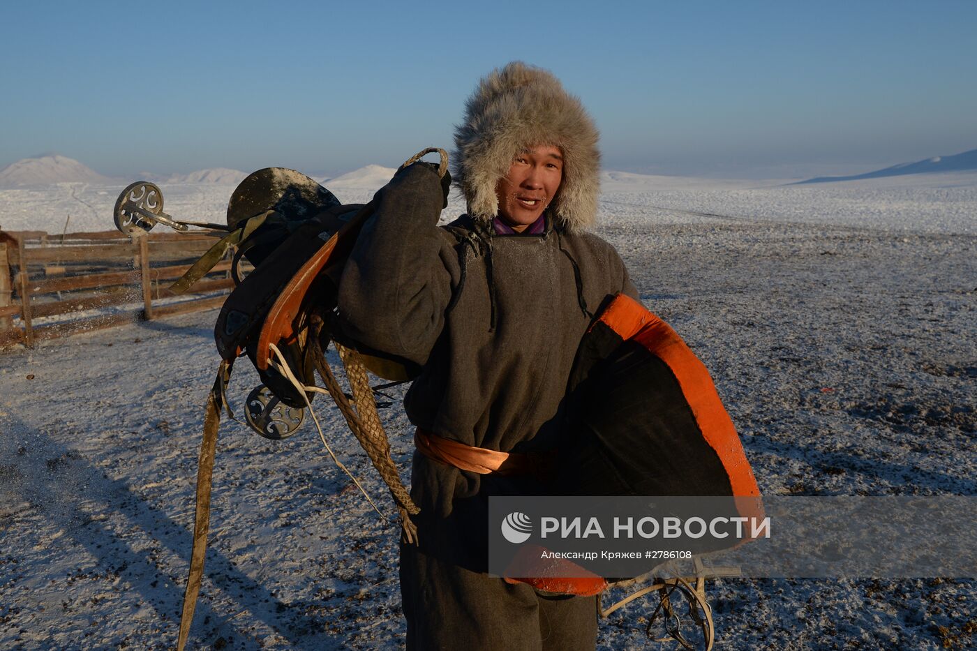 Зимние чабанские стоянки в Республике Тыва