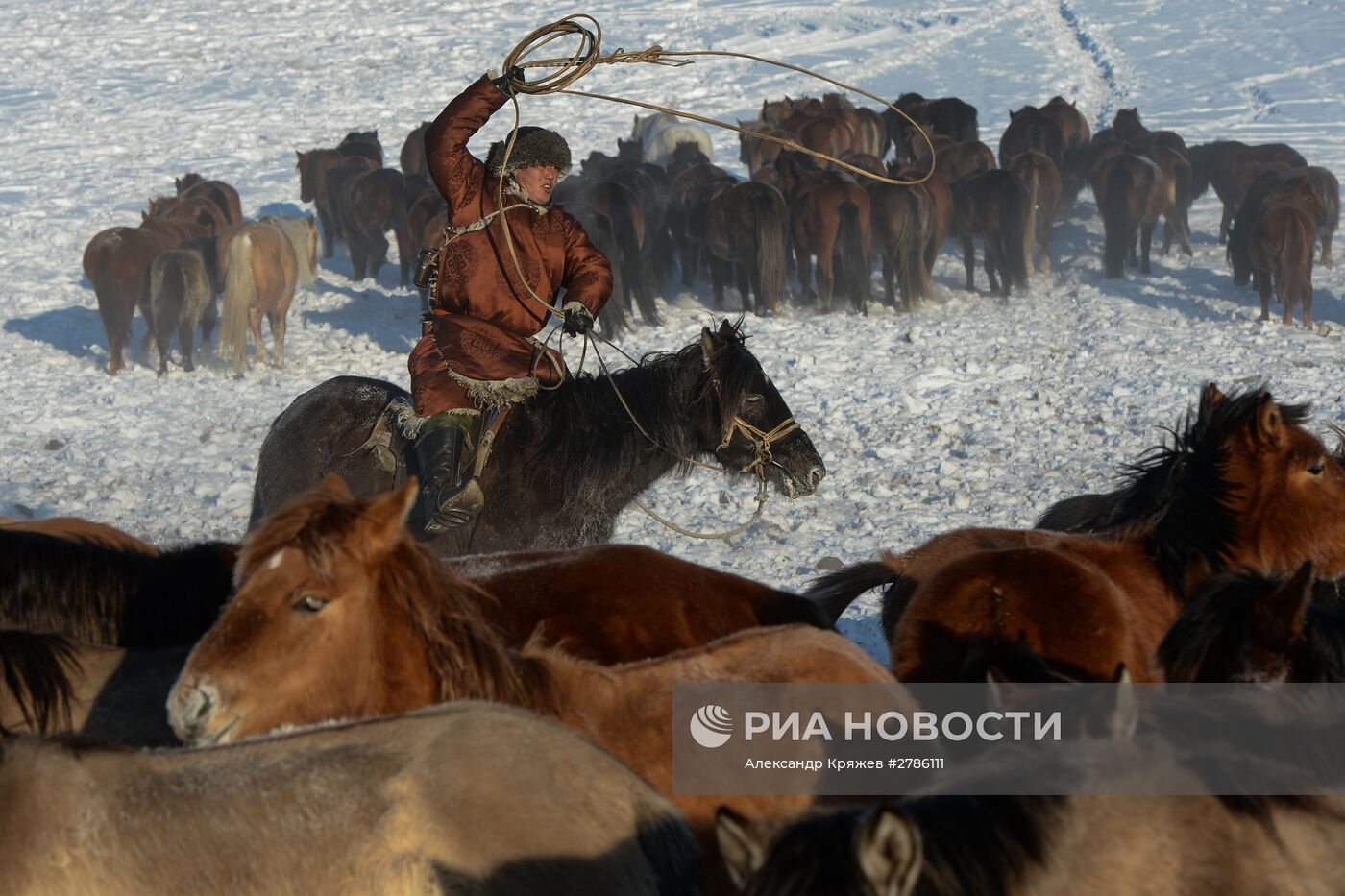 Зимние чабанские стоянки в Республике Тыва