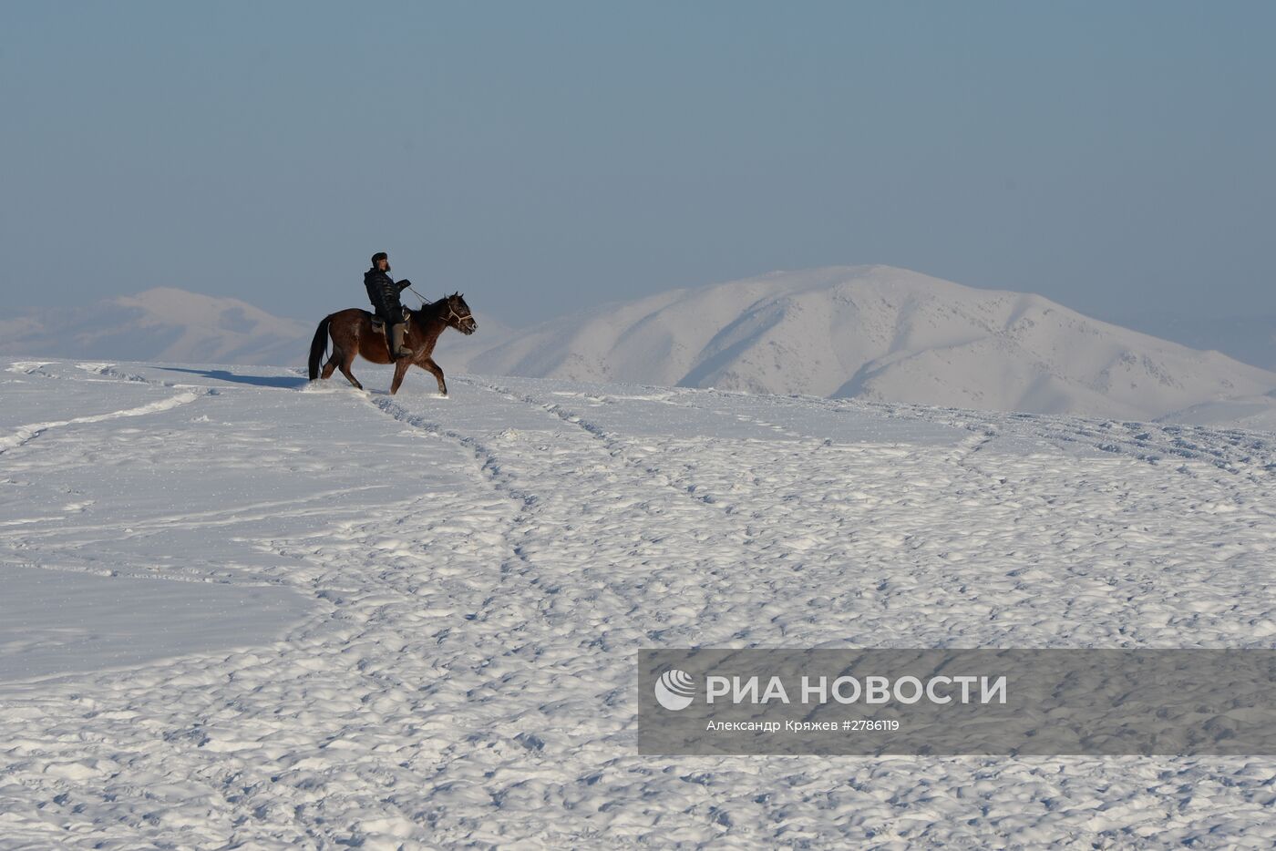 Зимние чабанские стоянки в Республике Тыва