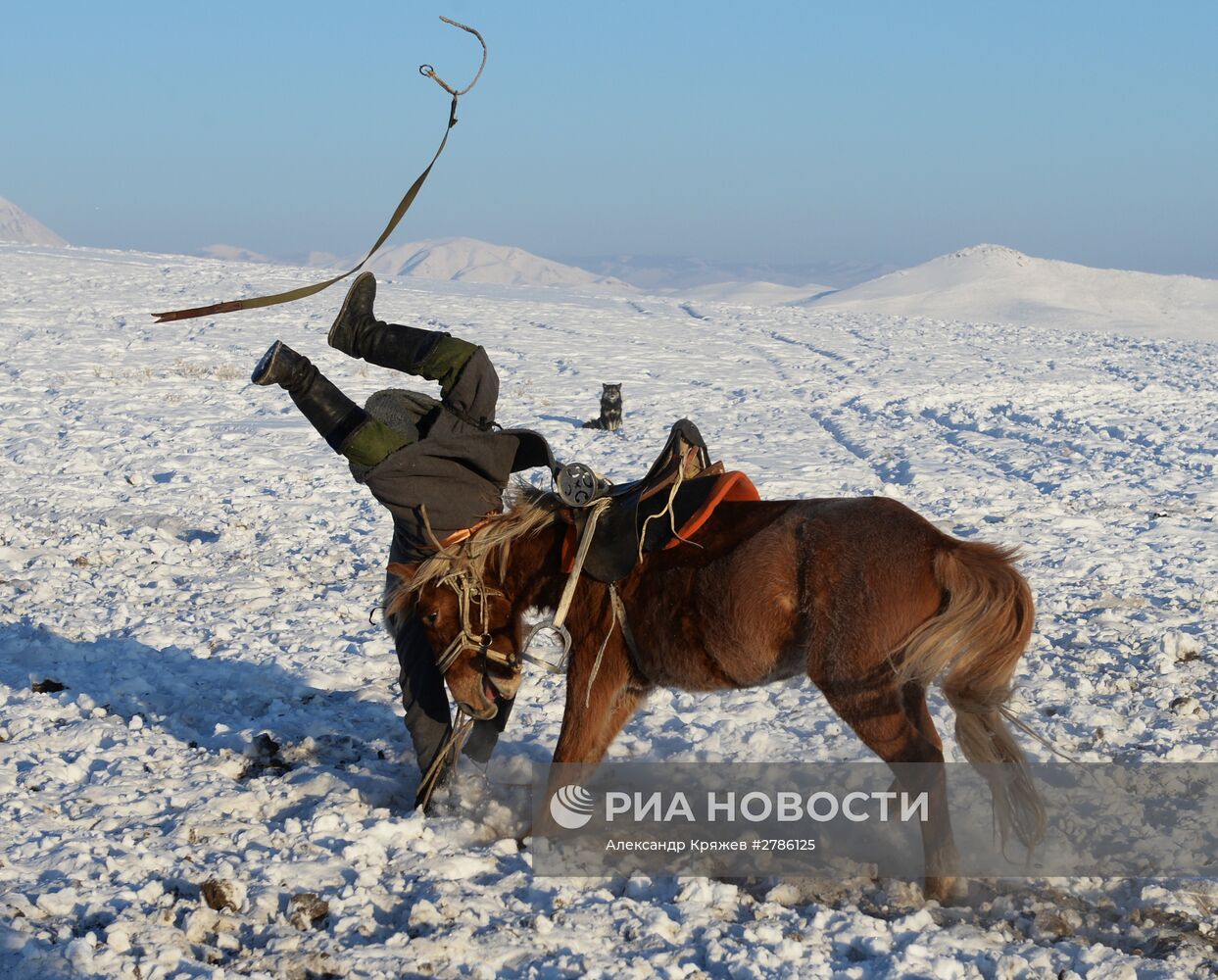 Зимние чабанские стоянки в Республике Тыва
