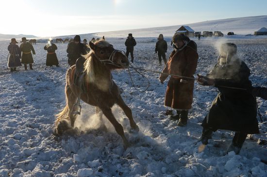 Зимние чабанские стоянки в Республике Тыва