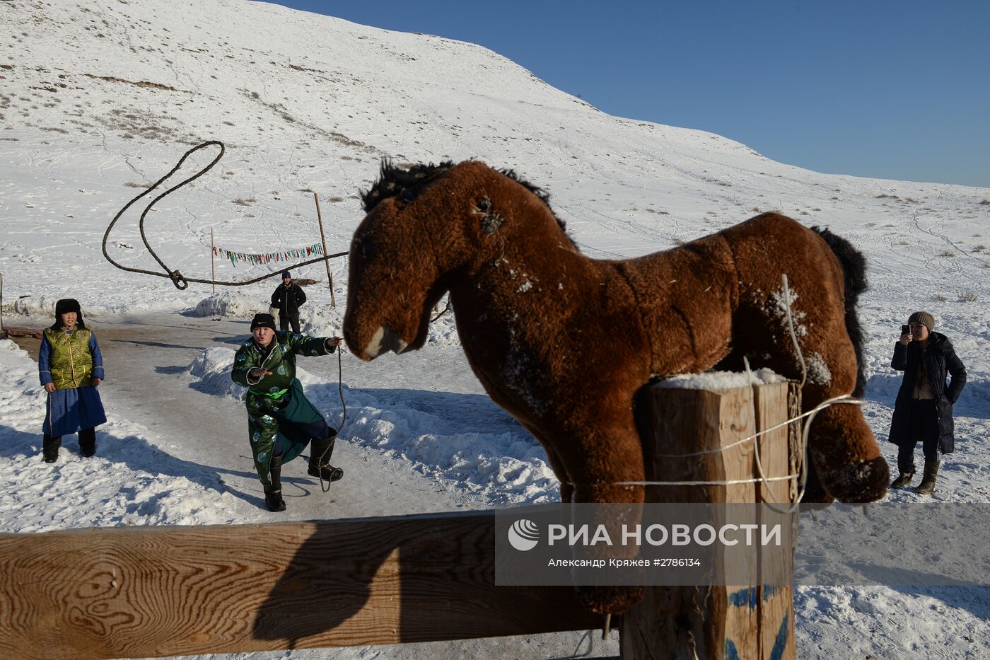 Зимние чабанские стоянки в Республике Тыва
