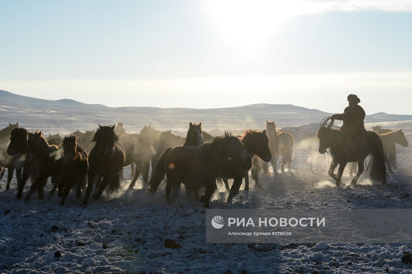 Зимние чабанские стоянки в Республике Тыва