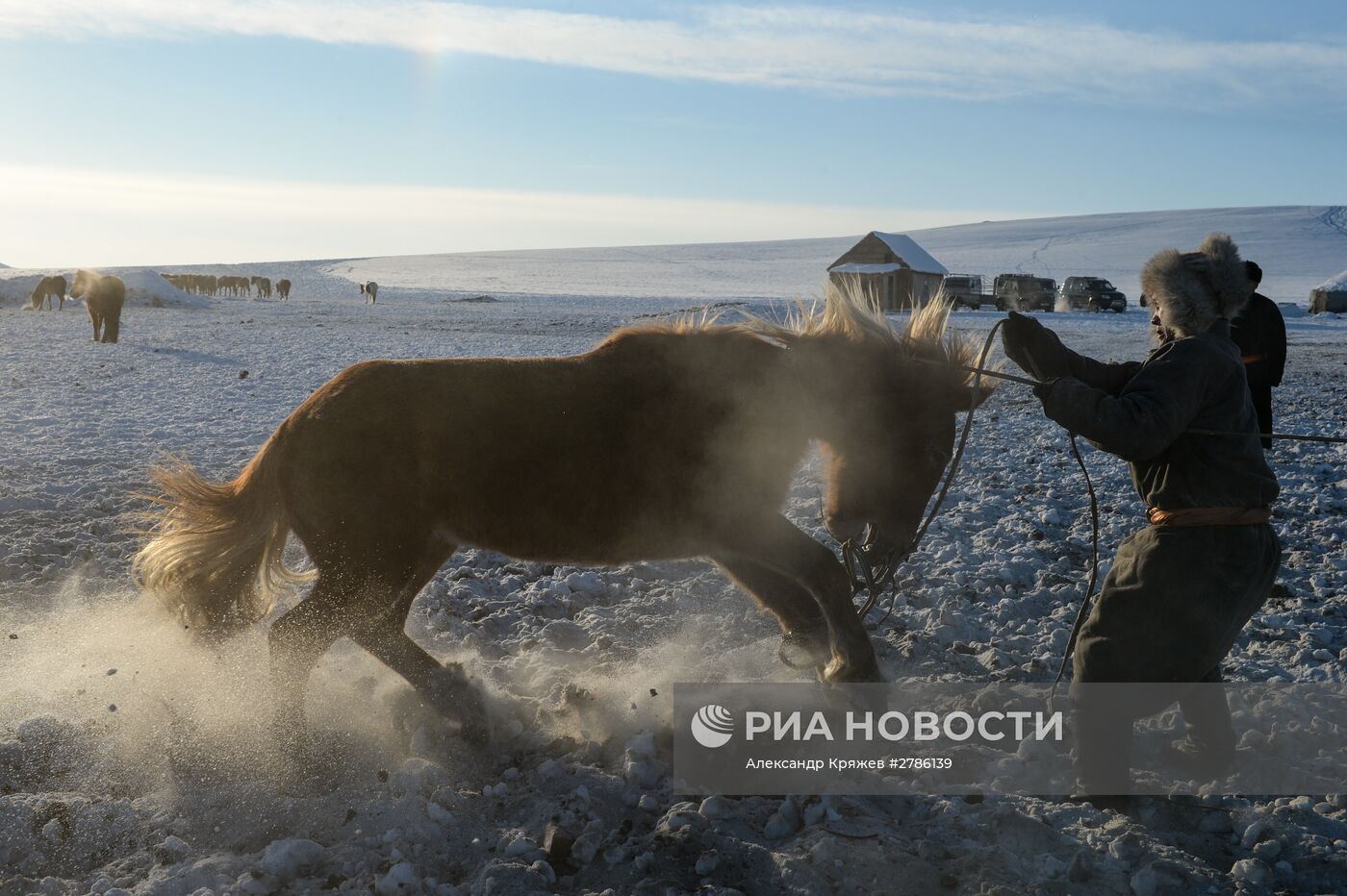 Зимние чабанские стоянки в Республике Тыва