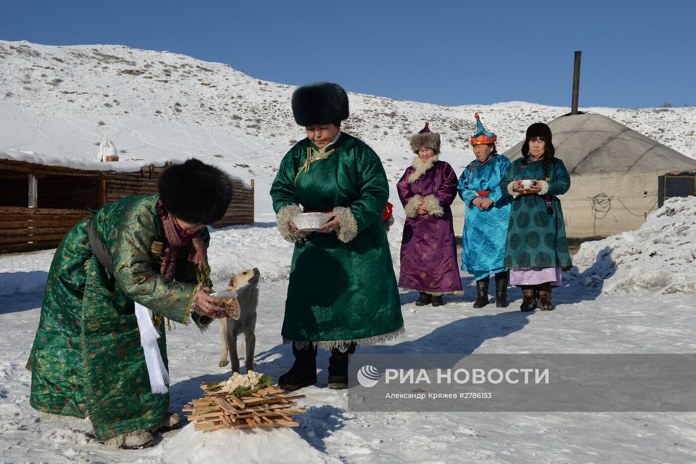 Зимние чабанские стоянки в Республике Тыва