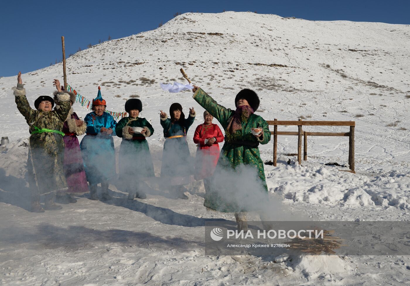 Зимние чабанские стоянки в Республике Тыва