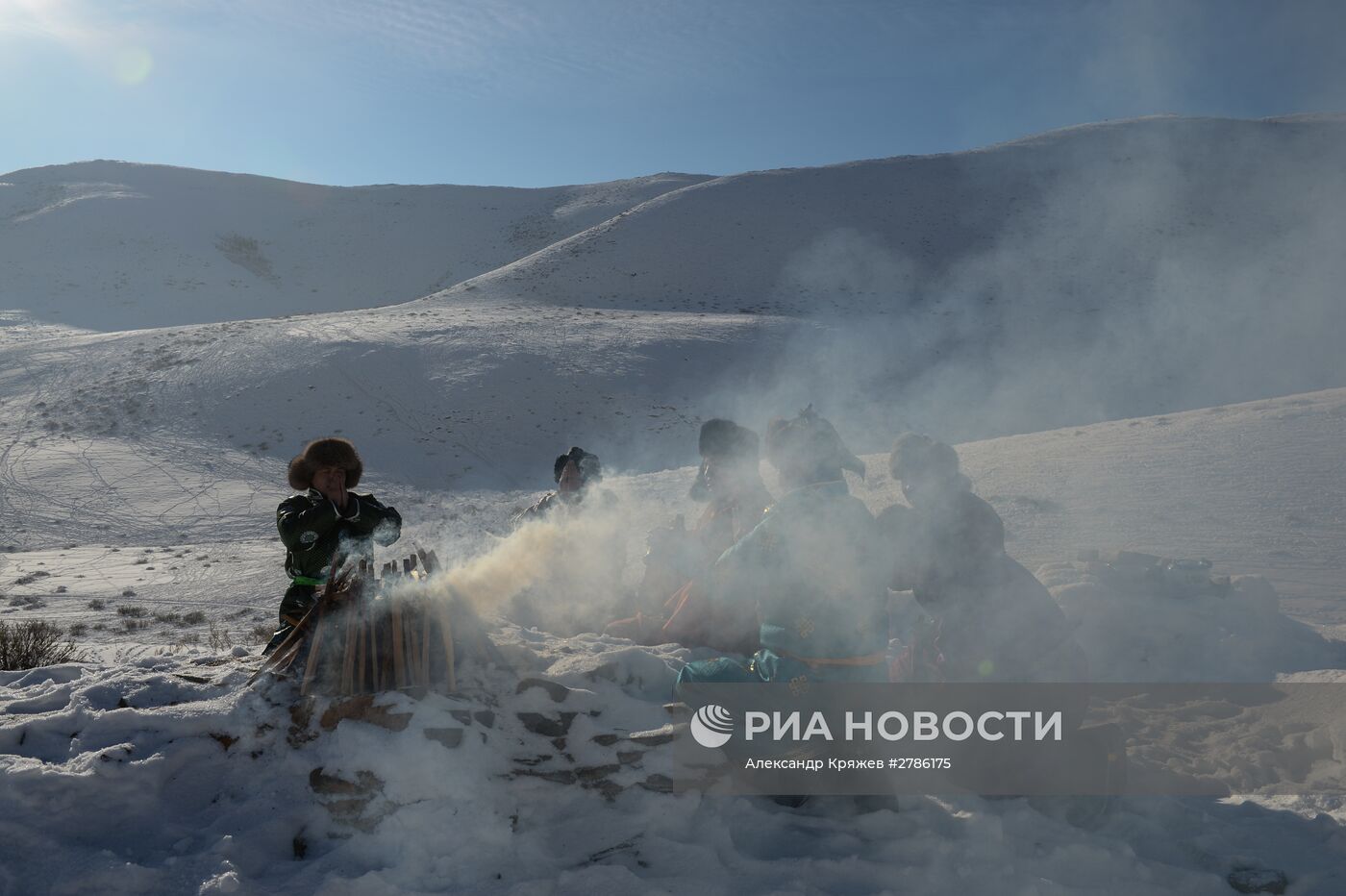 Зимние чабанские стоянки в Республике Тыва