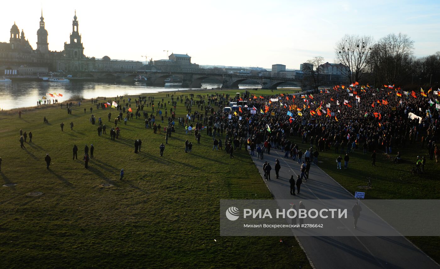 Акции "против исламизации Европы" в европейских странах