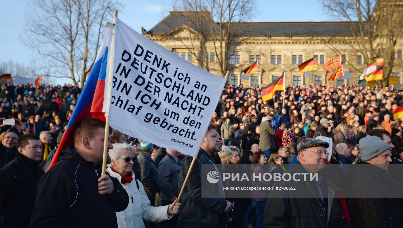 Акции "против исламизации Европы" в европейских странах