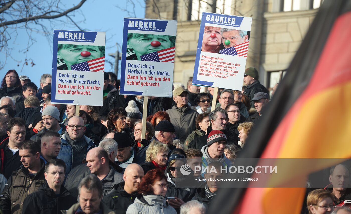 Акции "против исламизации Европы" в европейских странах