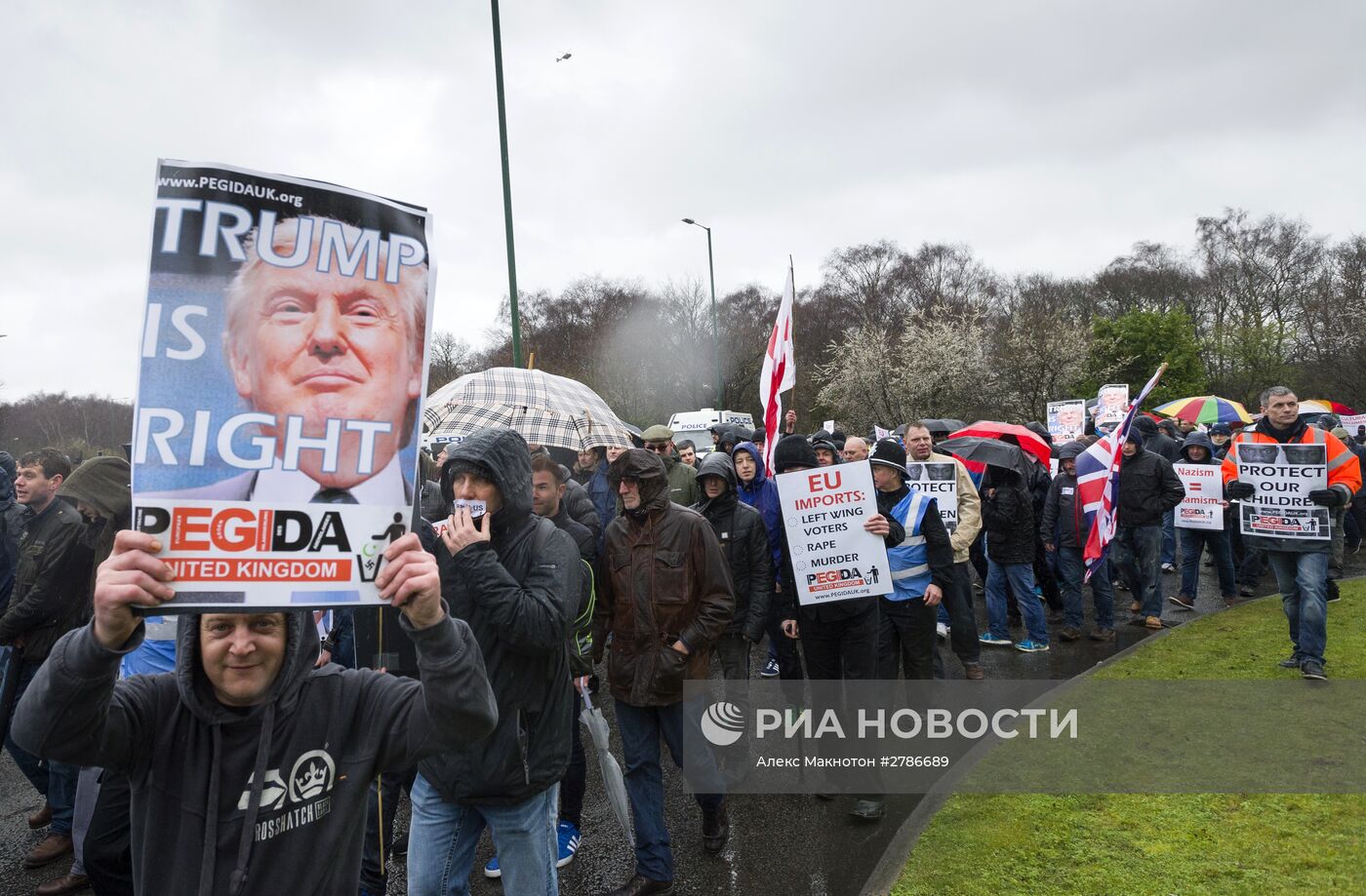 Акции "против исламизации Европы" в европейских странах