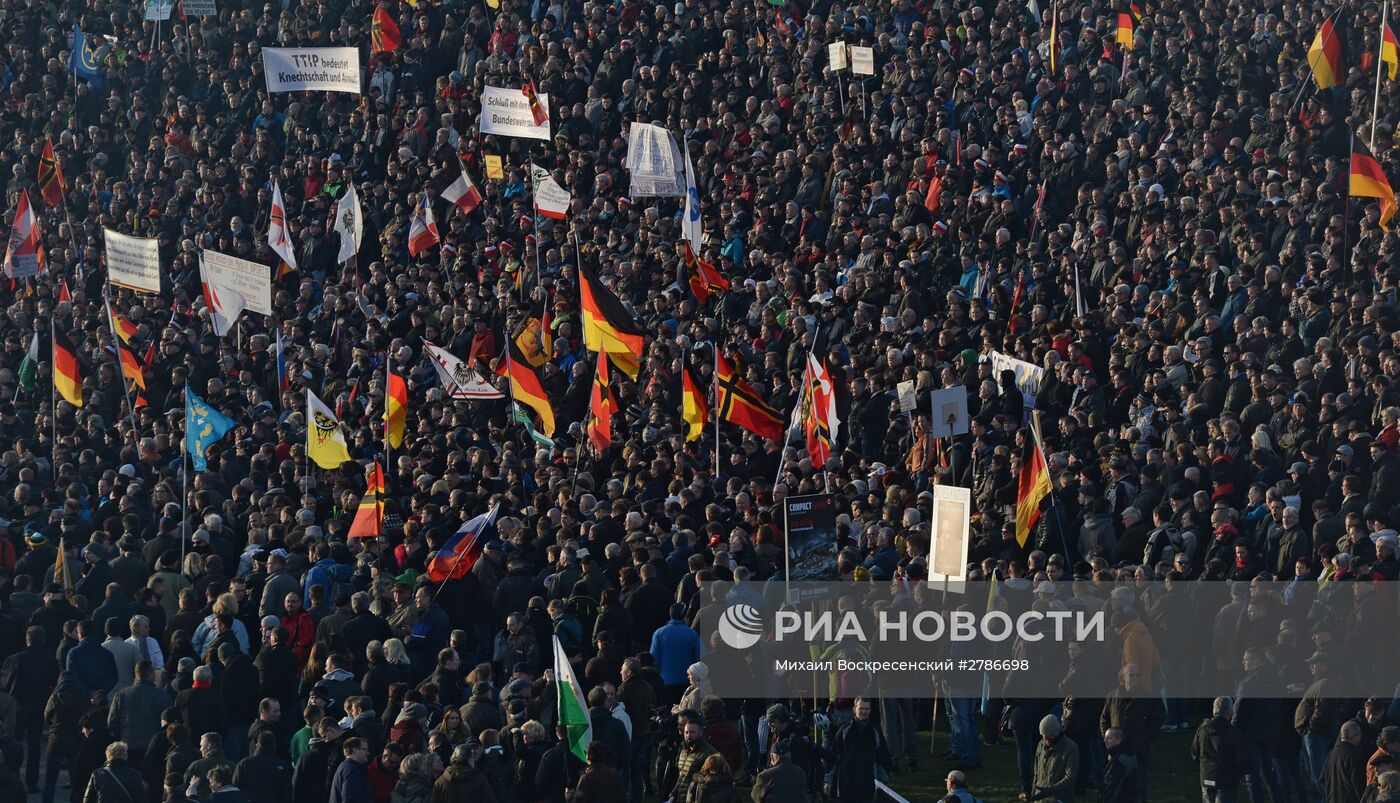 Акции "против исламизации Европы" в европейских странах