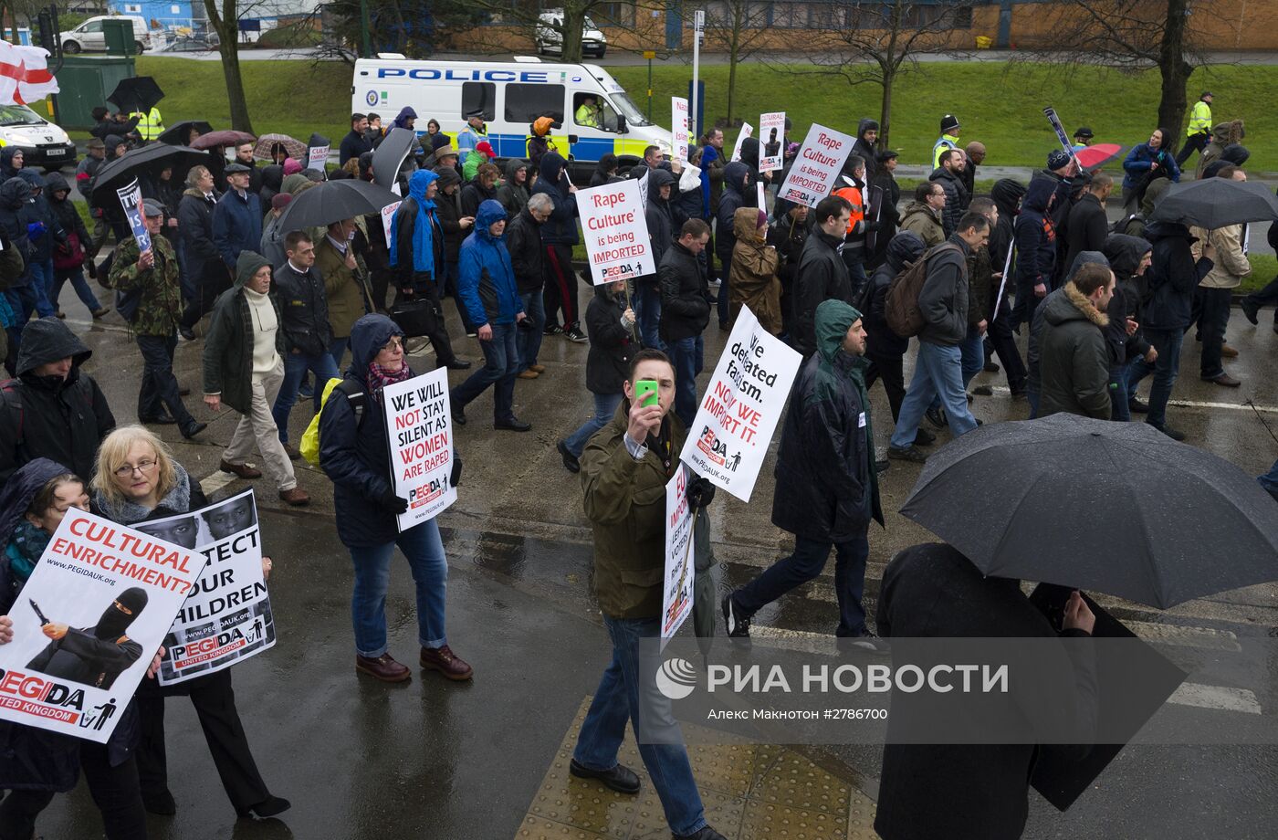 Акции "против исламизации Европы" в европейских странах