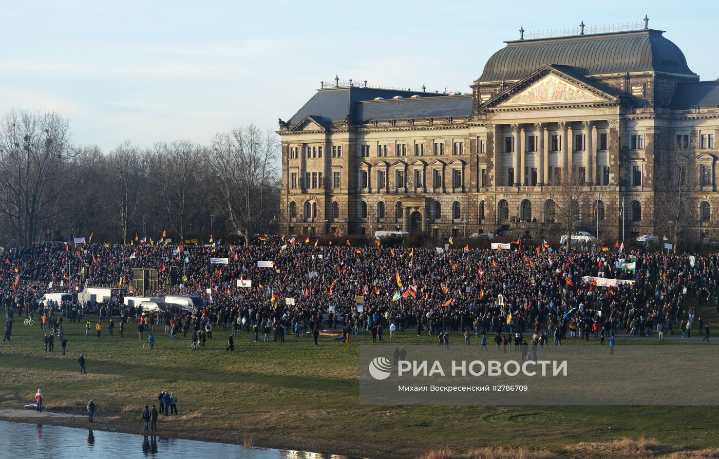 Акции "против исламизации Европы" в европейских странах