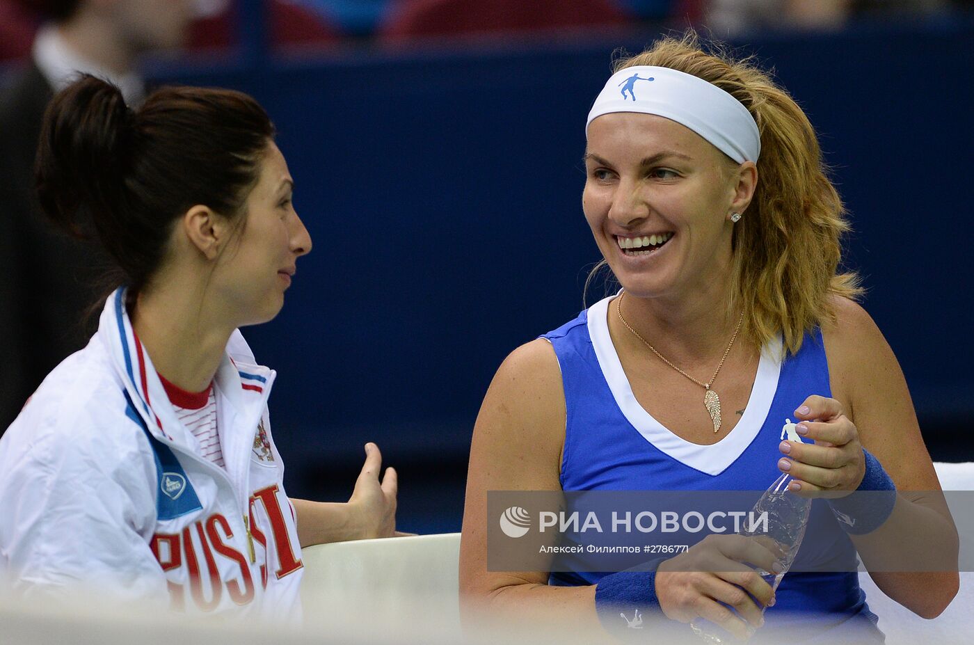 Теннис. Кубок Федерации. Матч Россия - Нидерланды. Второй день