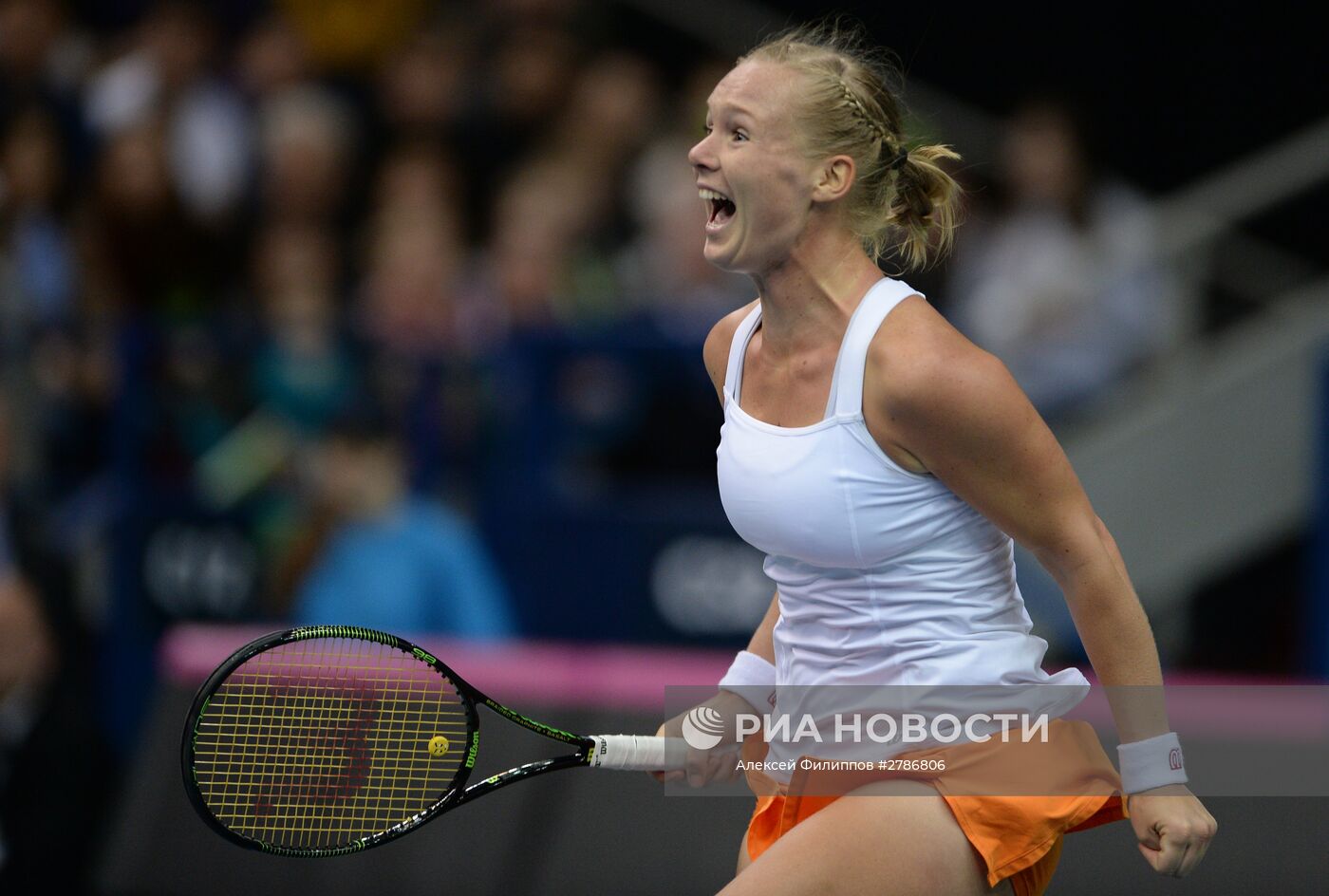 Теннис. Кубок Федерации. Матч Россия - Нидерланды. Второй день