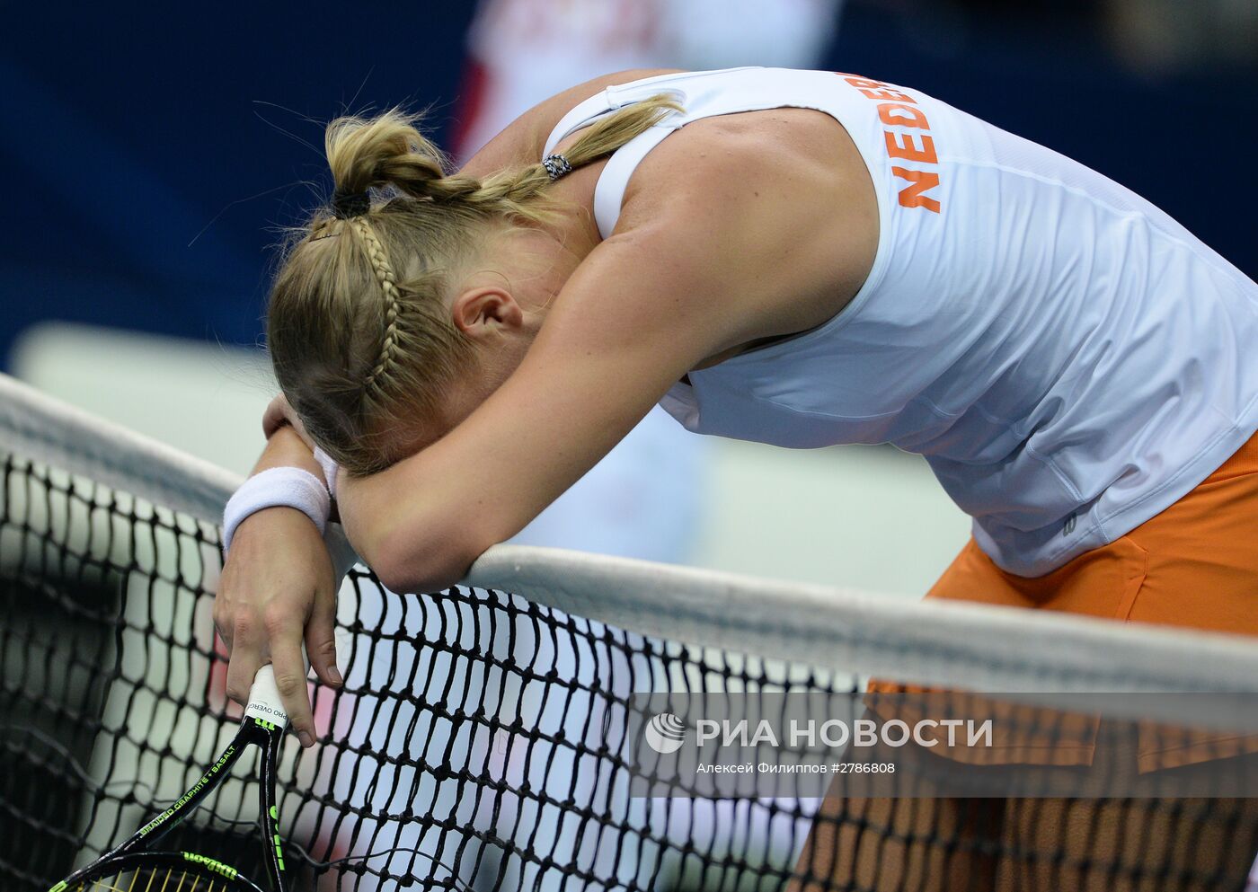 Теннис. Кубок Федерации. Матч Россия - Нидерланды. Второй день