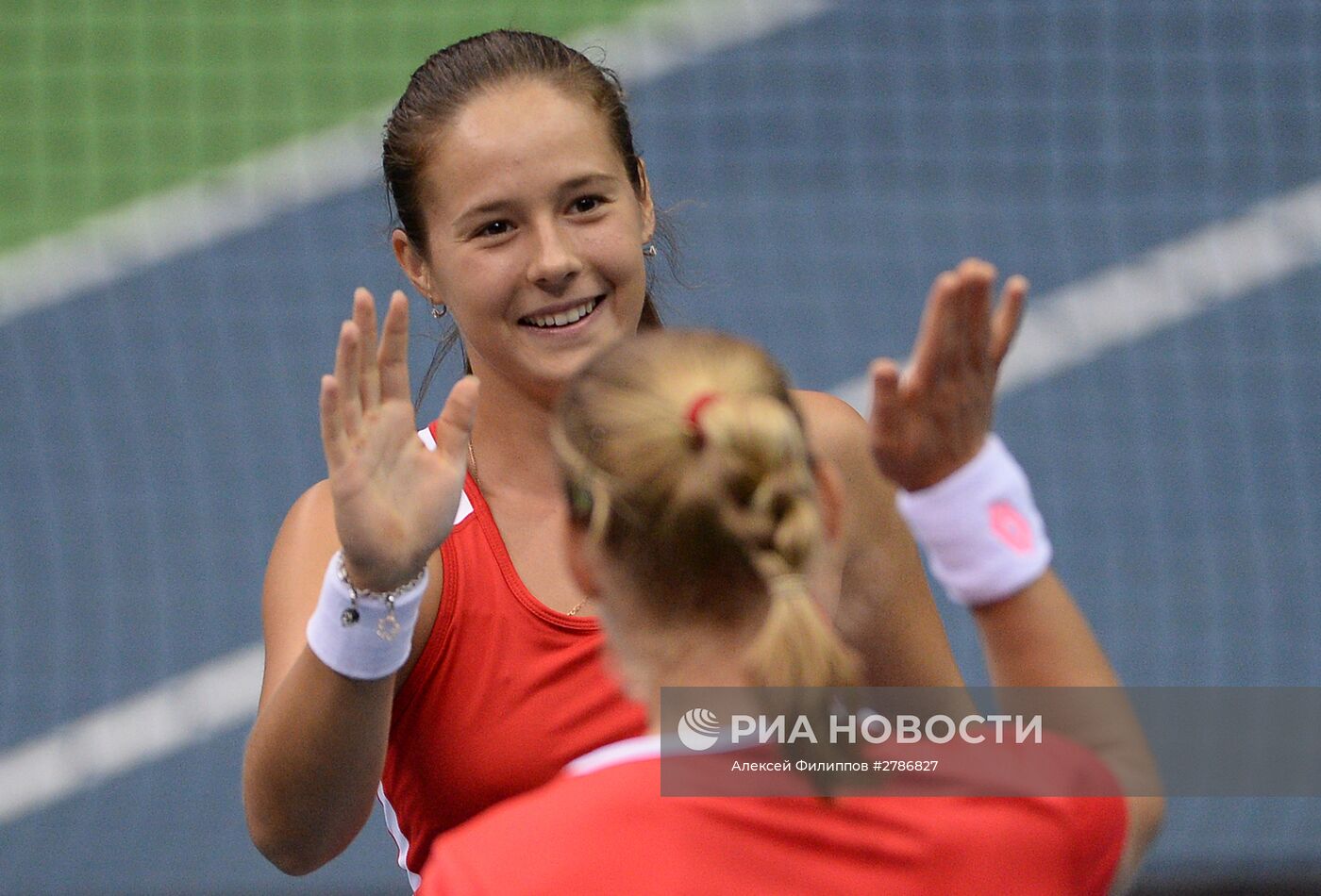 Теннис. Кубок Федерации. Матч Россия - Нидерланды. Второй день