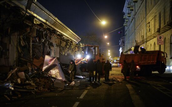 Снос незаконных построек в Москве