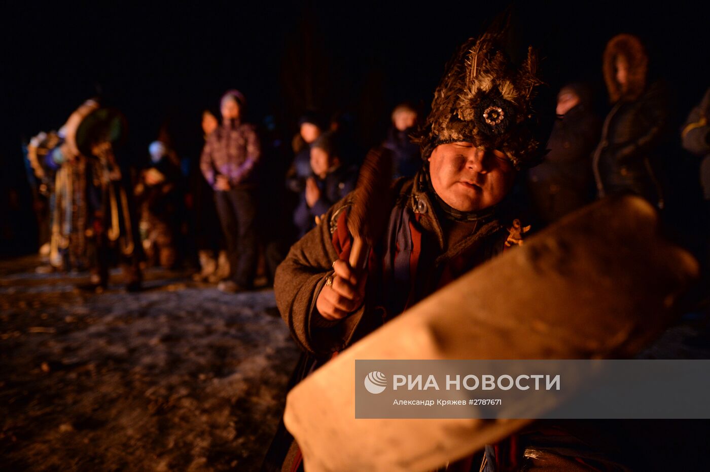 Шаманы встречают Шагаа в Тыве