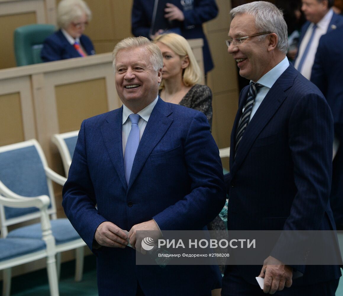 Заседание Совета Федерации РФ