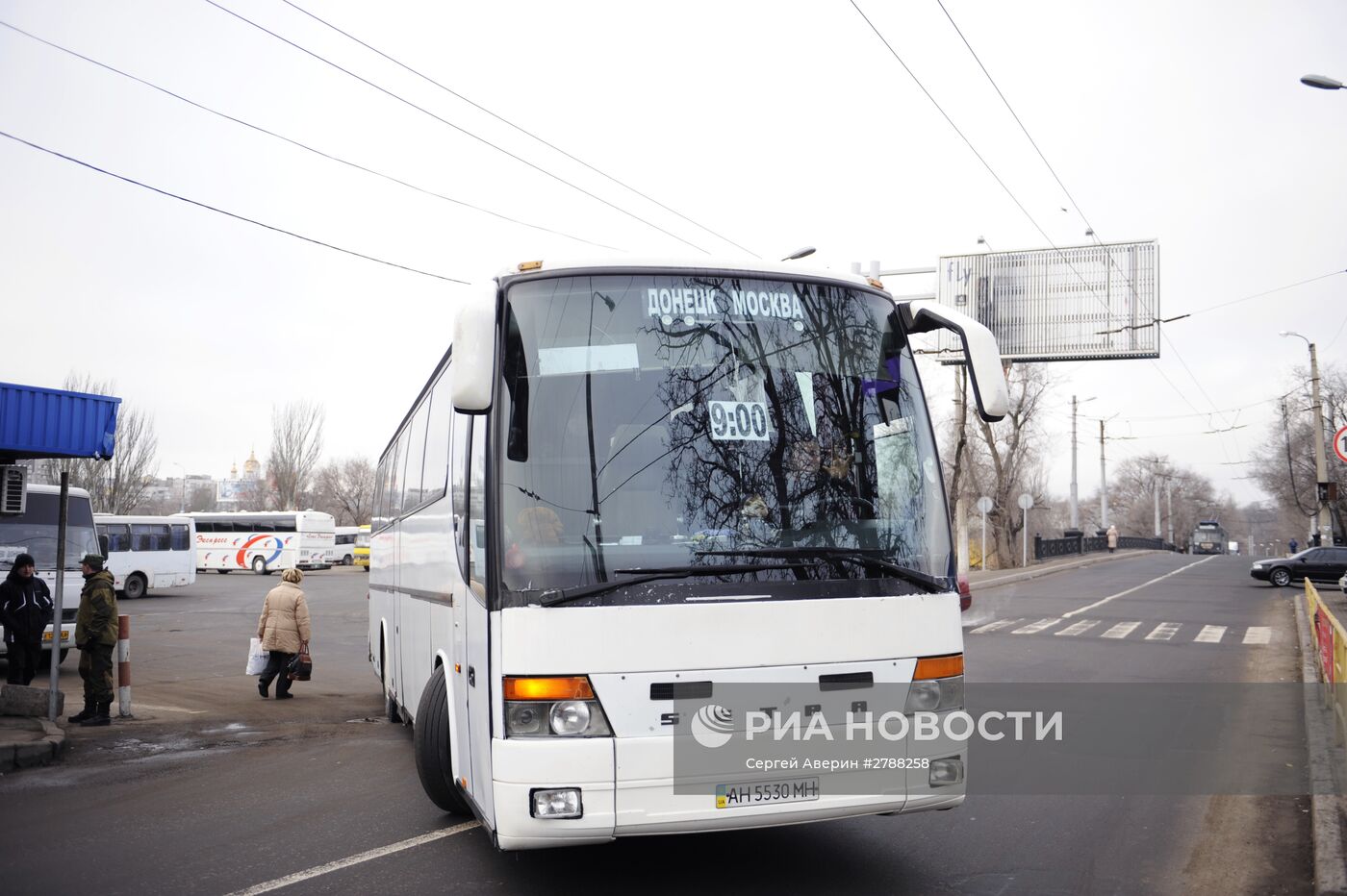 Автобусное сообщение "Донецк-Москва"