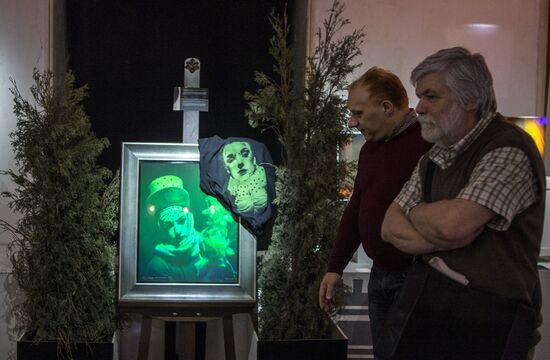 Открытие выставки "Магия света" в Москве