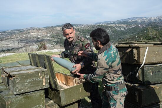 Сирийская армия в провинции Идлиб