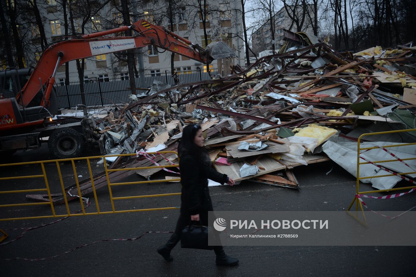 В Москве продолжается снос незаконных построек