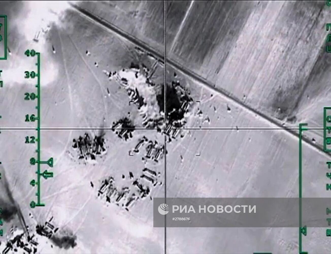 Уничтожение ВКС России нефтехранилищ ИГ в провинции Алеппо