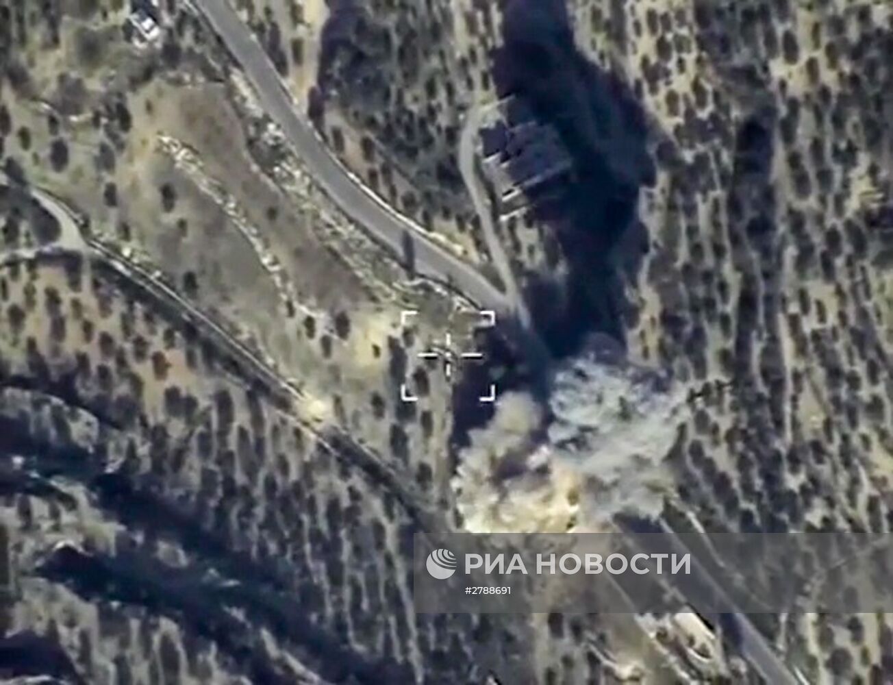 Уничтожение ВКС России командного пункта ИГ в провинции Идлиб