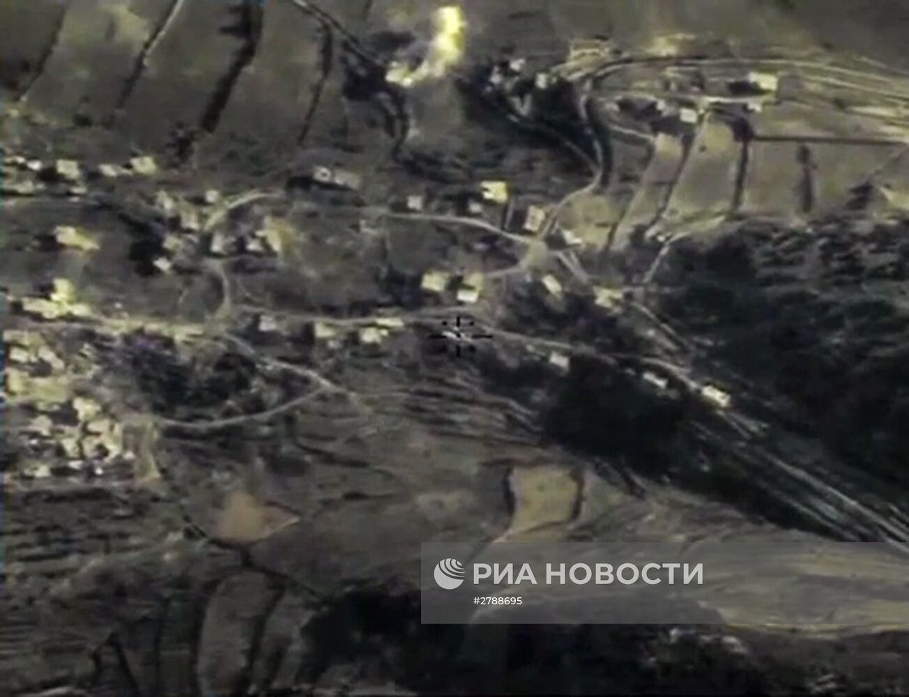 Уничтожение ВКС России опорного пункта боевиков в провинции Латакия