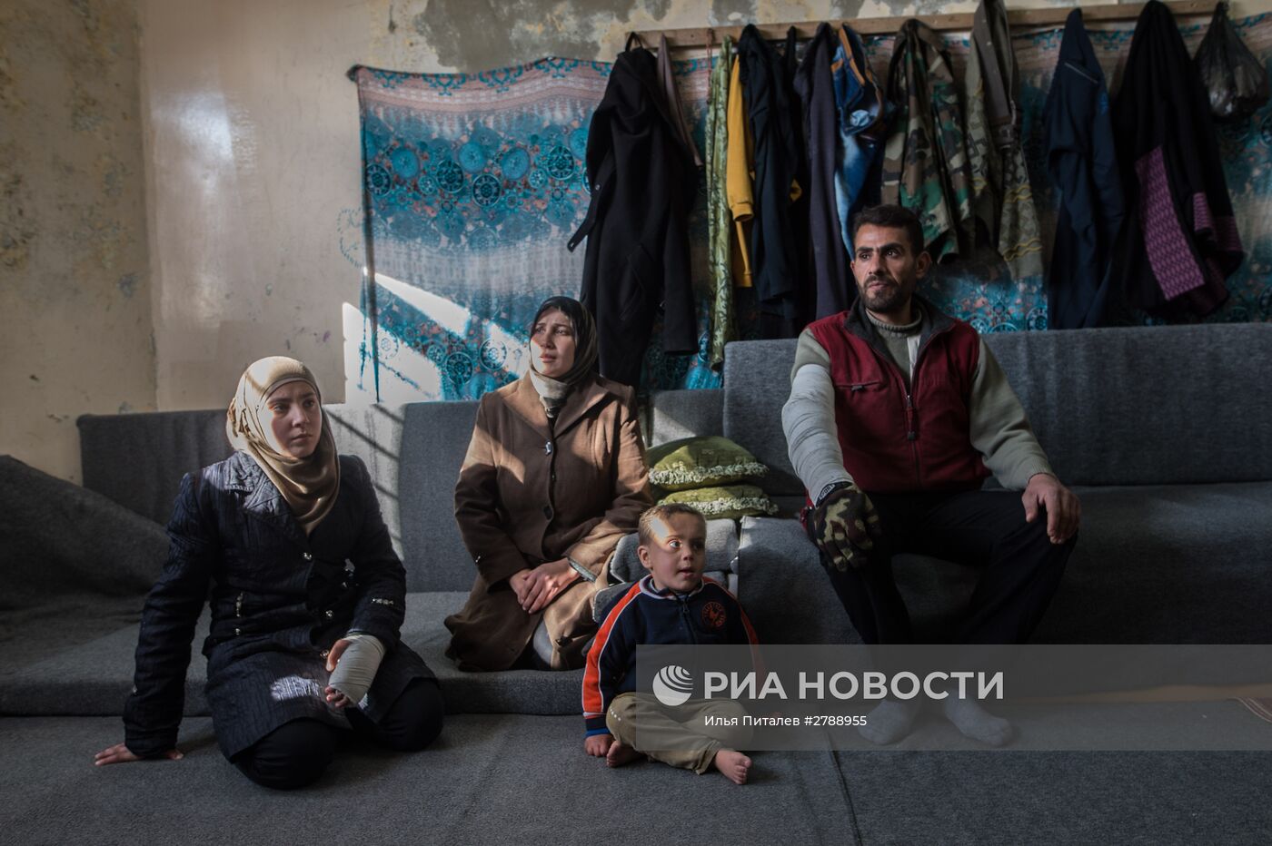 Лагерь беженцев в Дамаске