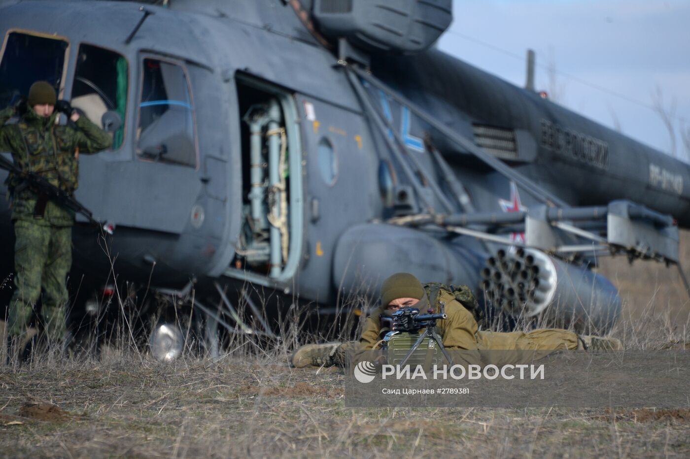 Учения мотострелковых войск на полигоне "Серноводский"
