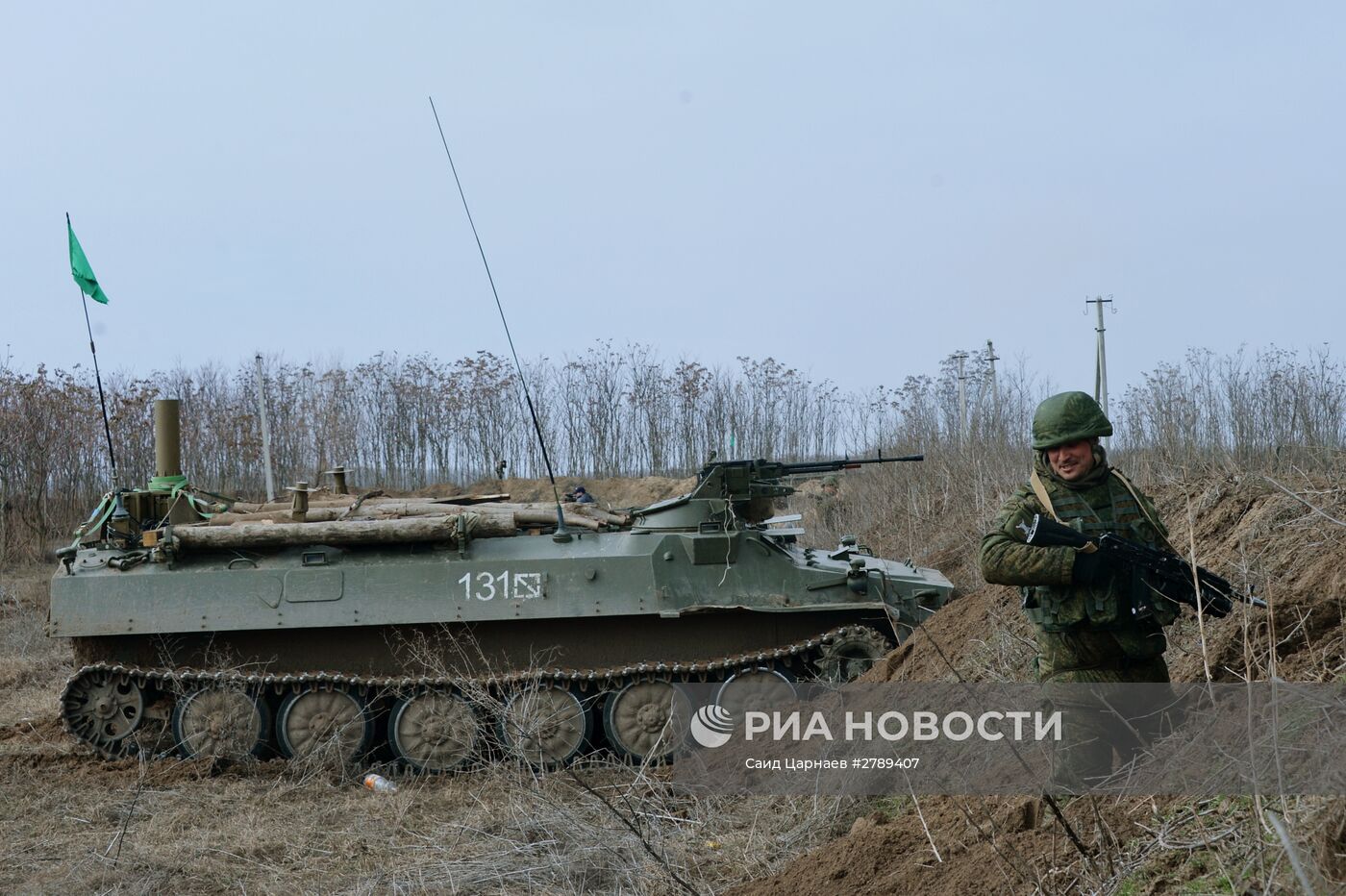 Учения мотострелковых войск на полигоне "Серноводский"