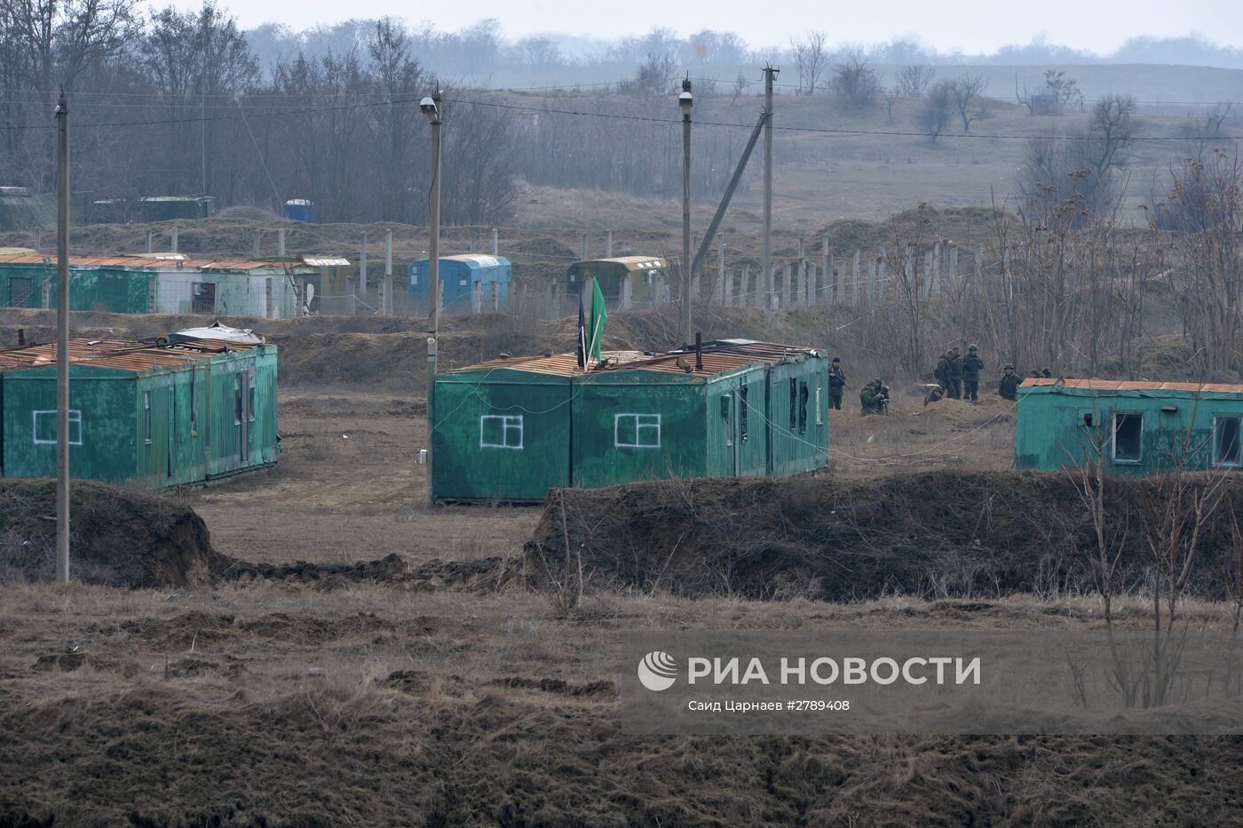 Учения мотострелковых войск на полигоне "Серноводский"