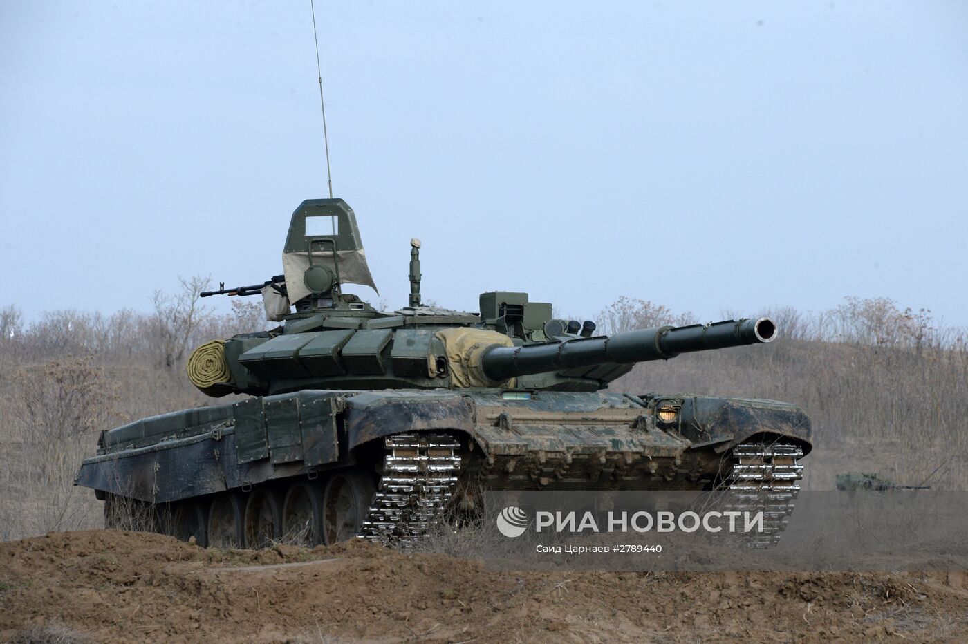 Учения мотострелковых войск на полигоне "Серноводский"