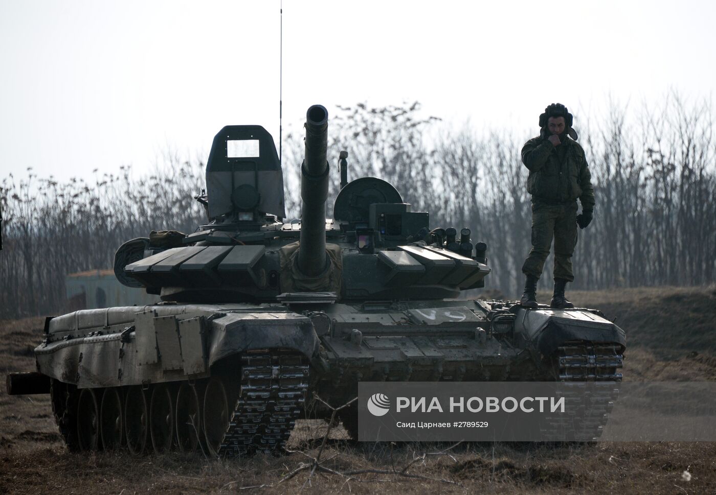 Учения мотострелковых войск на полигоне "Серноводский"