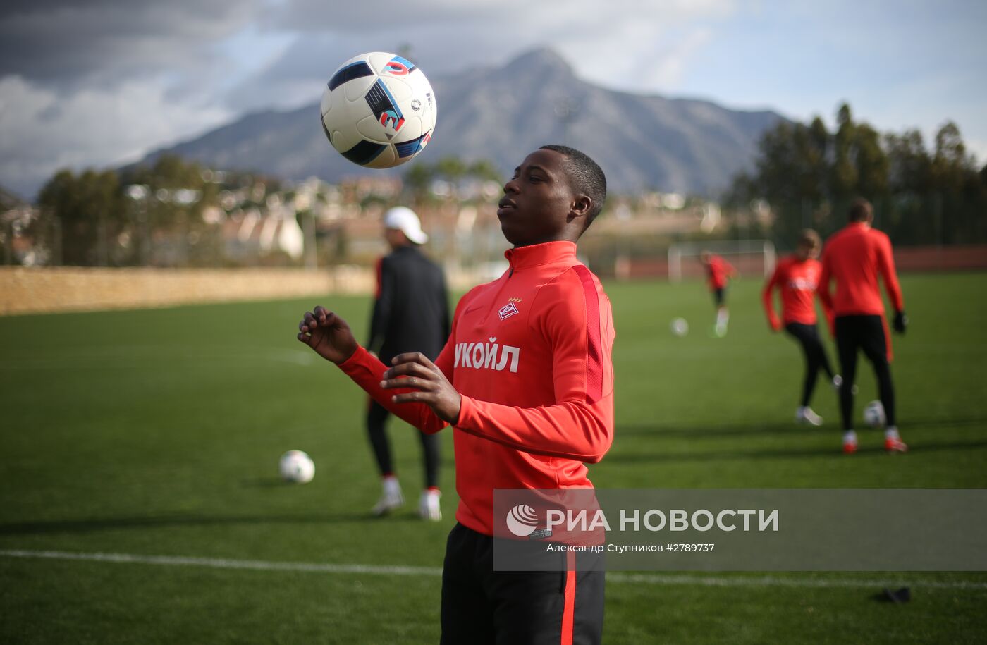 Тренировка ФК "Спартак" в Марбелье