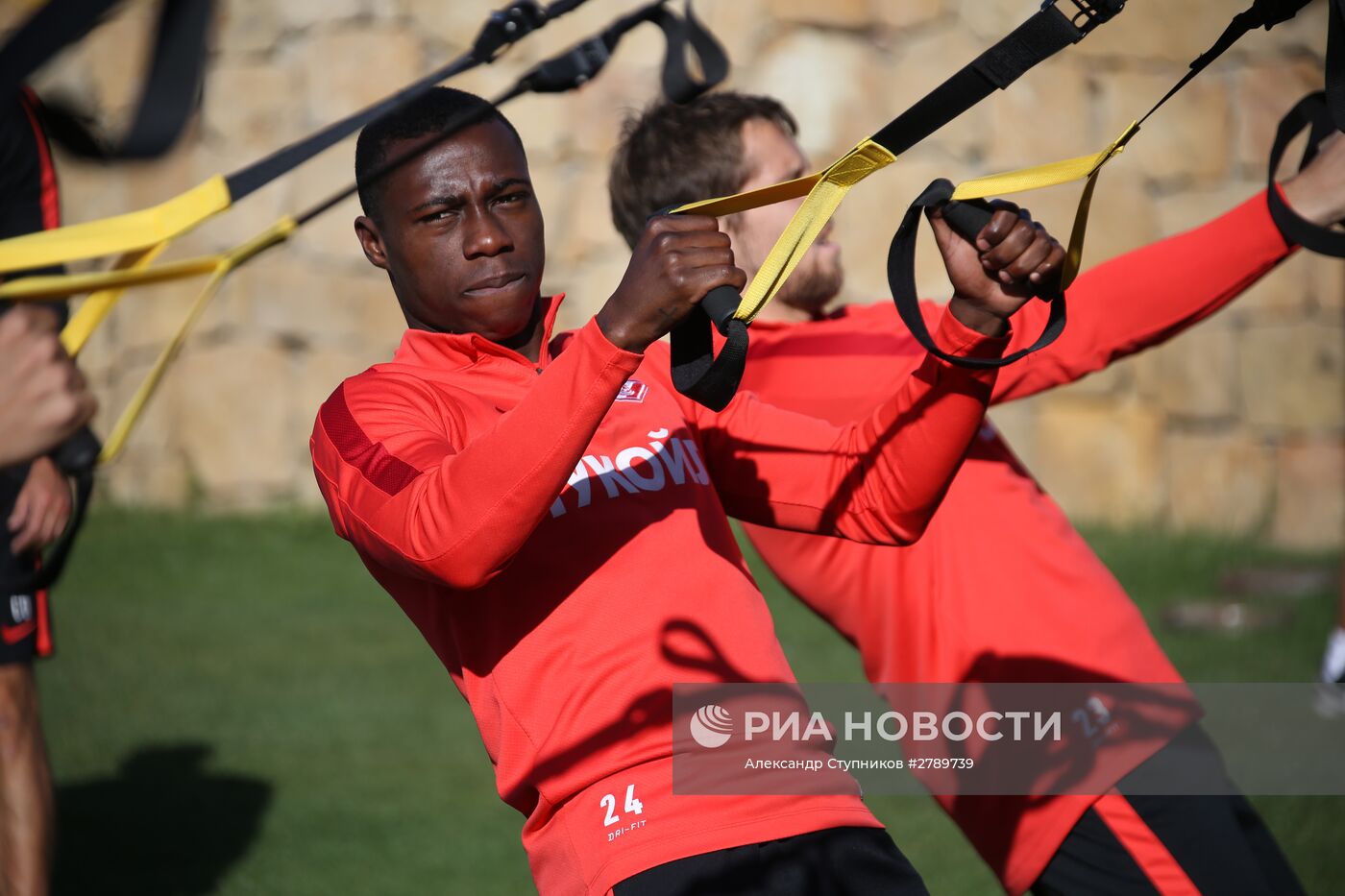 Тренировка ФК "Спартак" в Марбелье