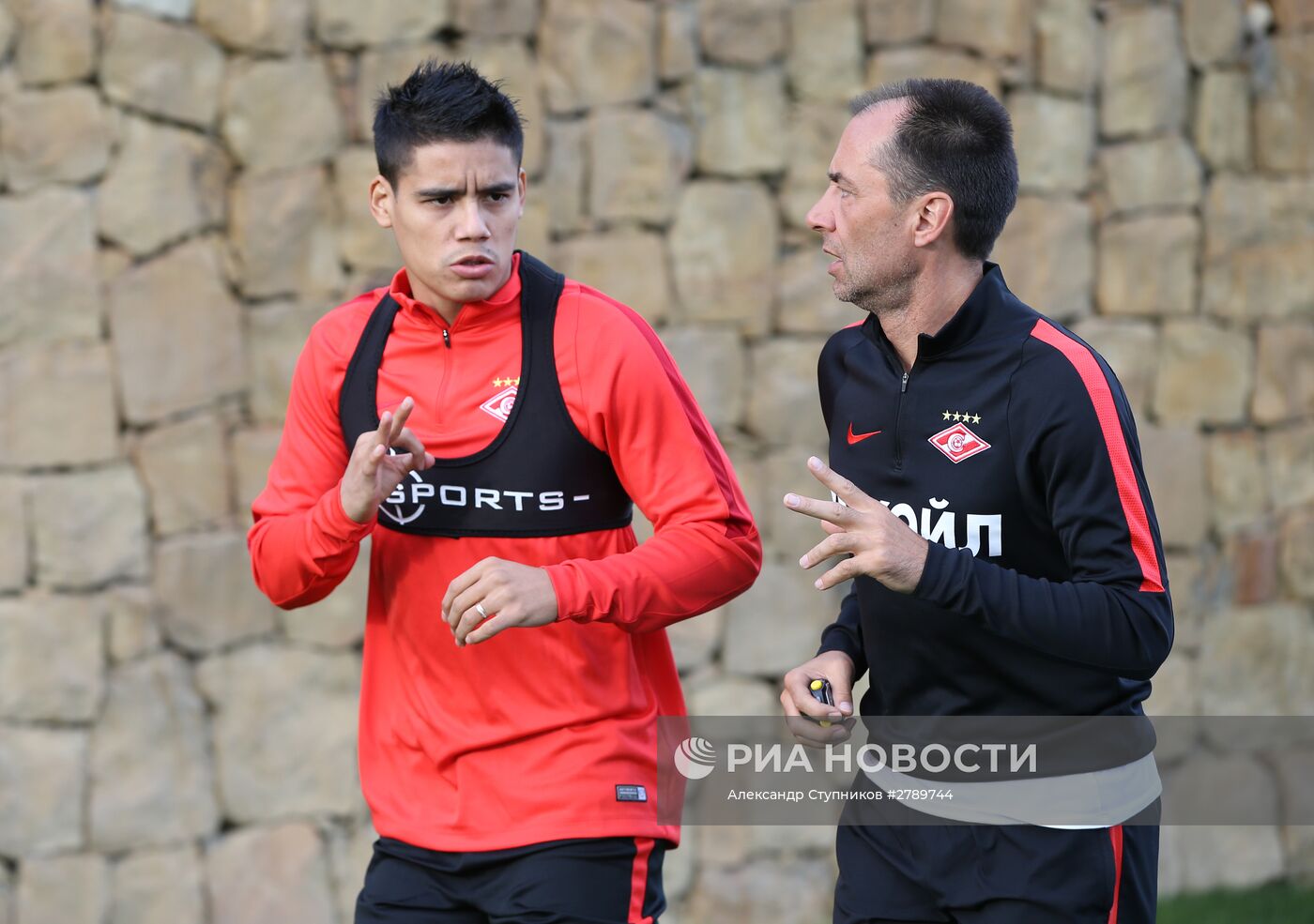 Тренировка ФК "Спартак" в Марбелье