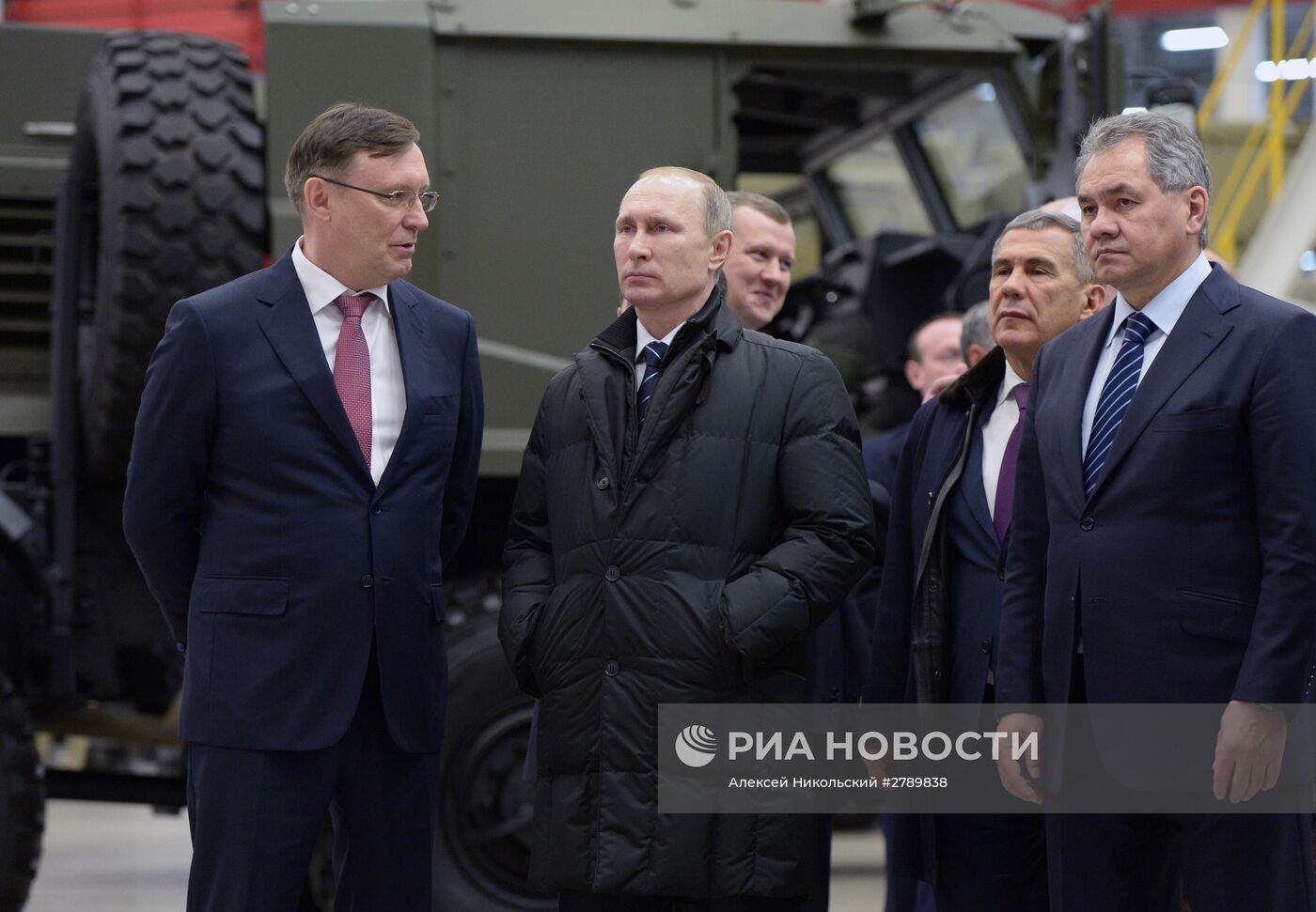 Рабочая поездка президента РФ В. Путина в Татарстан