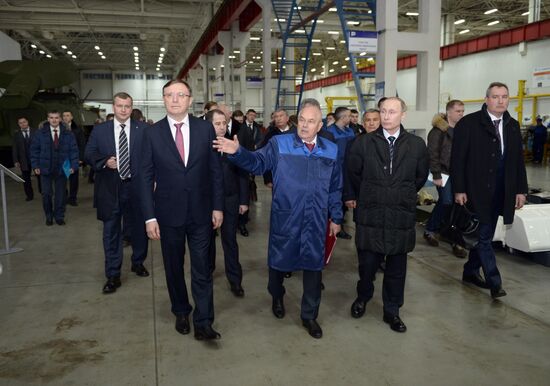 Рабочая поездка президента РФ В. Путина в Татарстан