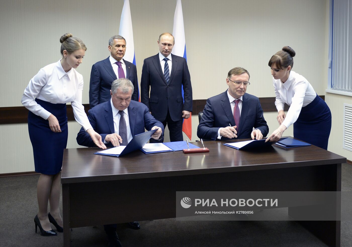 Рабочая поездка президента РФ В. Путина в Татарстан