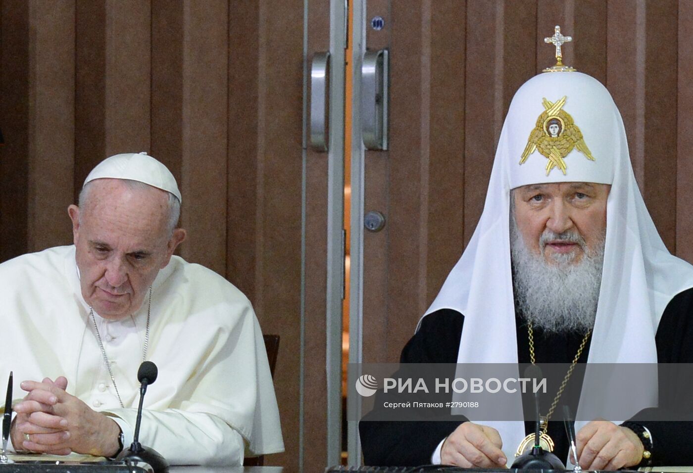 Встреча патриарха Московского и всея Руси Кирилла с папой римским Франциском