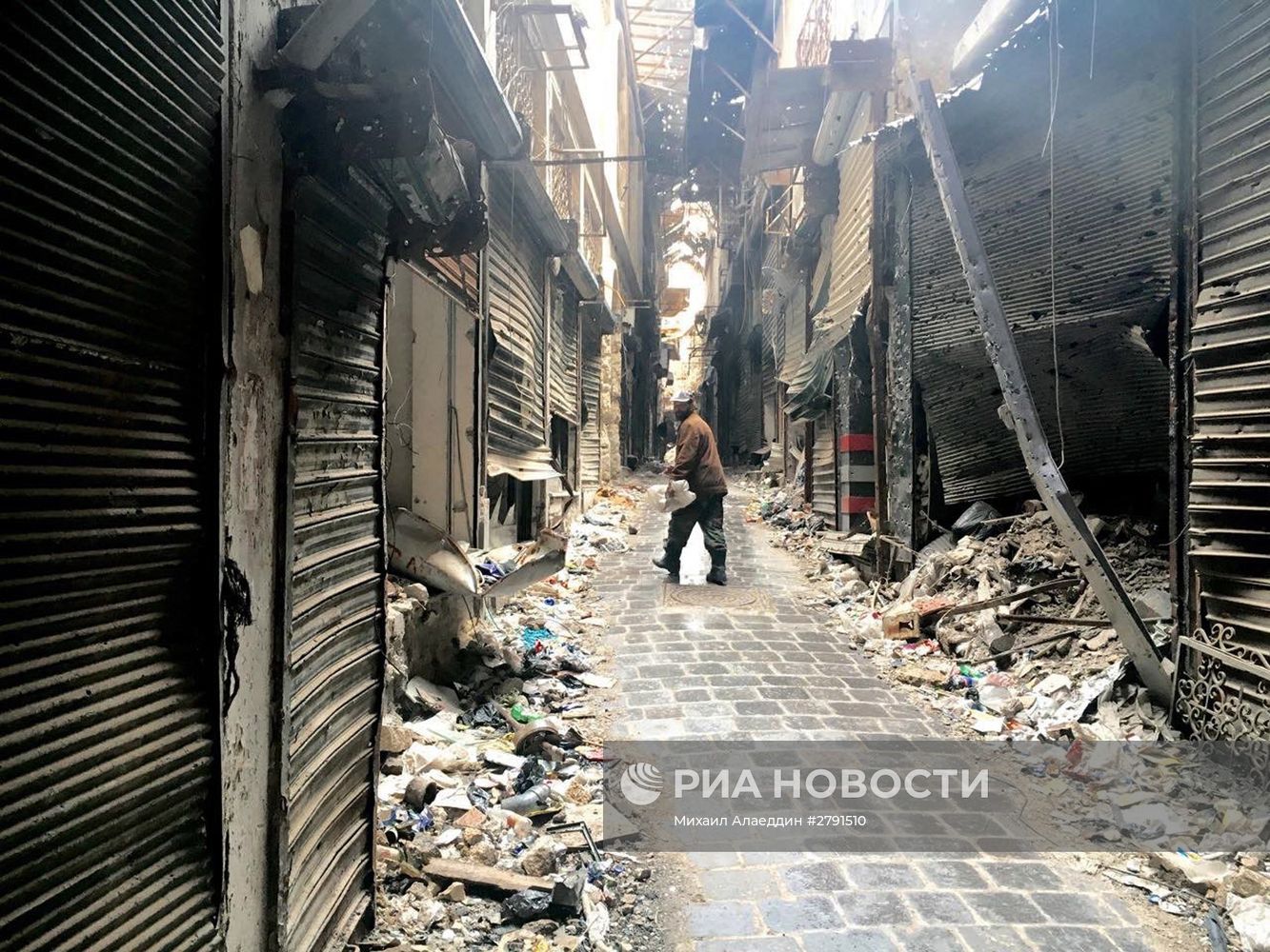 Сирийский город Алеппо