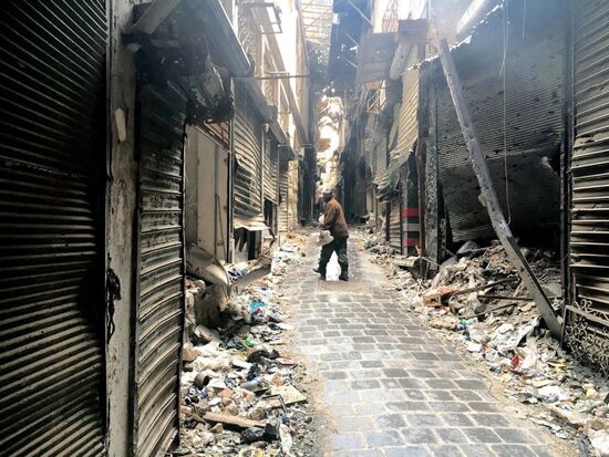 Сирийский город Алеппо